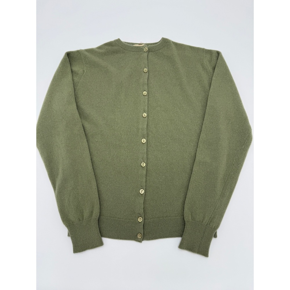 Pringle Olive Green Cardigan Sweater